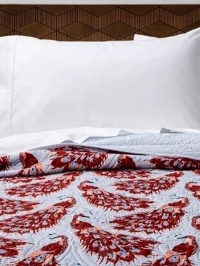 Opalhouse Peacock Medallion Stitch Quilt Twin/XL Twin NWT in Packaging